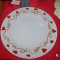 Assiette de St Valentin