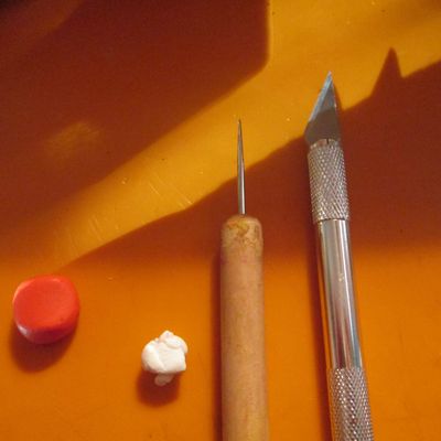 [Tuto fimo] : Bonnet du père Noël