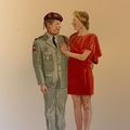 Portrait de jeunes fiancés à l'aquarelle Laure Th.Chanal Illustrations