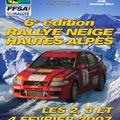 Rallye neige HAUTES ALPES 2007