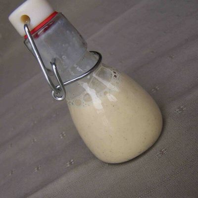Crème anglaise amincie - 1,5pts/part