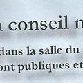 le dernier conseil municipal avant les congés d'été