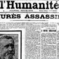 L'assassinat de Jean Jaurès (31 juillet 1914)