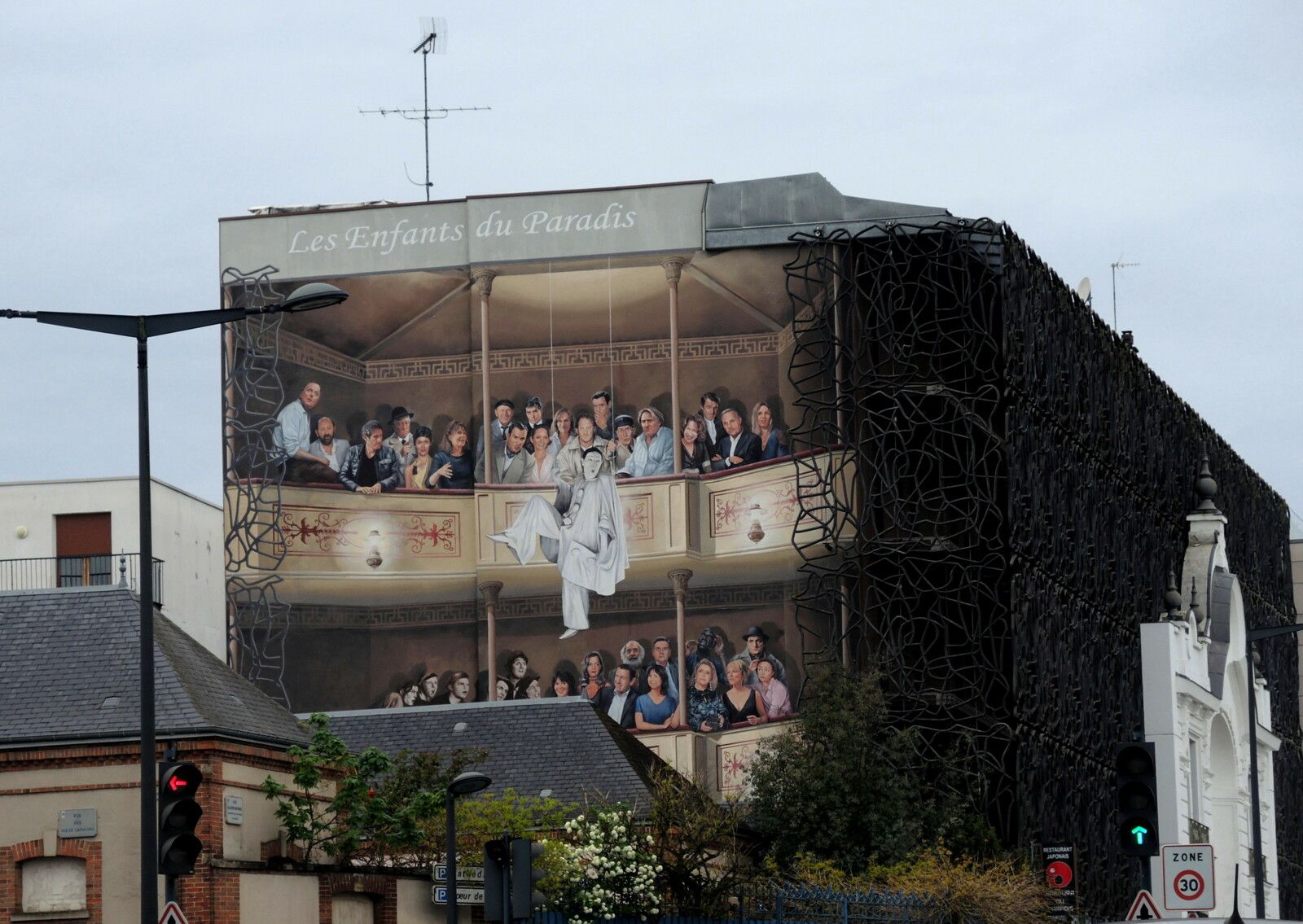 Chartres, fresque cinéma les enfants du paradis (28)