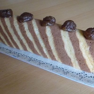 Bûche à la crème de marrons