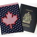 Motif cadeau : feuille d'érable canadienne en appliqué