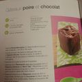 Gateaux chocolat poire