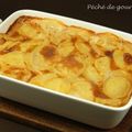 Gratin de pommes de terre au camembert