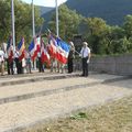 CEREMONIES DU 21 JUILLET 2016 AU TUNNEL DE SAILLANS ET AU MEMORIAL DE ESPENEL (26).