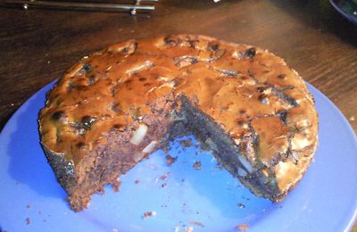 Brownie aux poires