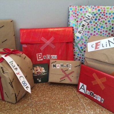 Mes cadeaux, ces anonymes.