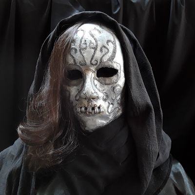 DIY du masque de mangemort de Bellatrix Lestrange 