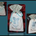 SAC LINGERIE TURQUOISE CHOCOLAT EN VENTE