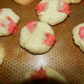 cookies aux fraises tagada