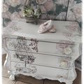 Commode relookée shabby