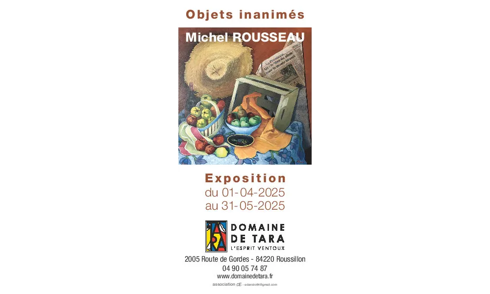 EXPOSITION HOMMAGE A MICHEL GEORGES ROUSSEAU