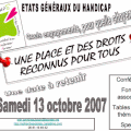 13 octobre : Etats Généraux du Handicap en Pays Beaujolais