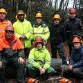 FORMATION BÛCHERONNAGE DU 15,16 ET 17 DECEMBRE 2014 . EHP ROVILLE AUX CHÊNES.