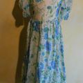 E128 : Robe hippie champêtre 70's 7 ans