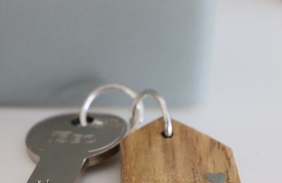 Déménagement/Emménagement - DIY UN PORTE-CLEFS MAISON