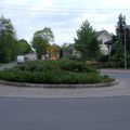 Rond-point à Rilchingen-Hanweiler (Allemagne)
