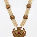 An important Indian ruby and emerald necklace  