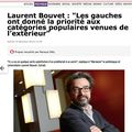 Laurent Bouvet et ses "catégories populaires venues de l'extérieur"(sic)