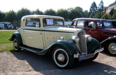 La Chenard & Walcker aiglon coupé coach de 1934 (7 ème Rohan Locomotion à Saverne)