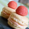 Macarons à la fraise Tagada