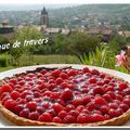 Tarte et tartelettes aux framboises