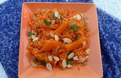 Salade de lentilles corail/carottes /clémentines 