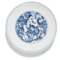 A blue and white ‘Peach’ dish, Yongzheng Mark And Period