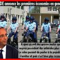 POUR COMPENSER L'AUGMENTATION DU NOMBRE DE POLICIERS, HOLLANDE ANNONCE AUX GENDARMES LES PREMIERES MESURES D'ECONOMIE