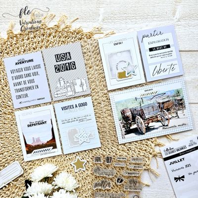 Des pages Project Life avec DANS MES POCHETTES par Flo