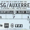 PSG - Auxerre (16e de Finale de la Coupe de France)
