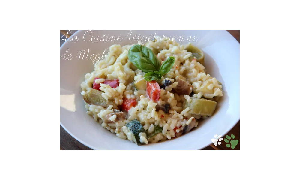 Risotto crèmeux aux légumes...