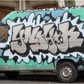 Graffiti, même sur les voitures...!