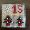 SAL calendrier de l'Avent broderie et cartonnage