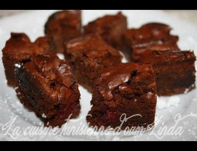 Brownies aux framboises