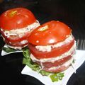 Millefeuille thon/tomates