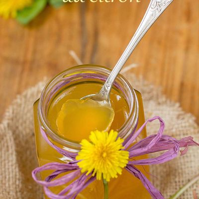 Dandelion and lemon jelly