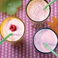 Smoothie miel-framboise