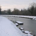 Le canal sous la neige