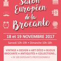 Salon Européen de la Brocante au Parc des Expositions du Wacken le 18 et 19 Novembre 2017