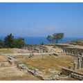 Site de Kamiros, vue sur le mer