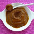 moelleux au chocolat végan nappé caramel zéro calorie (diététique, hyperprotéiné, sans gluten ni oeuf ni sucre, riche en fibres)