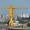 Grues vestiges du port de nantes 