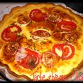 Tarte chèvre/tomate