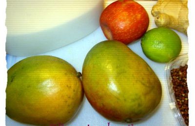 Confipote de mangues épicée 