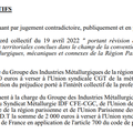 La chambre patronale, FO, la CFE-CGC et la CFDT condamnées à payer 5000 euros à la CGT par le Tribunal judiciaire de Nanterre